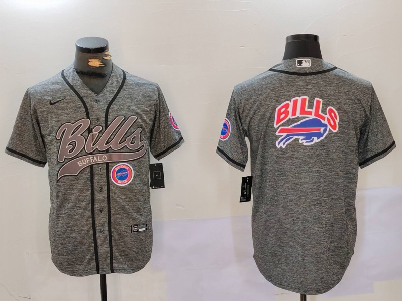 Men Buffalo Bills Blank Grey Joint Name 2024 Nike Limited NFL Jersey style 9123->indianapolis colts->NFL Jersey